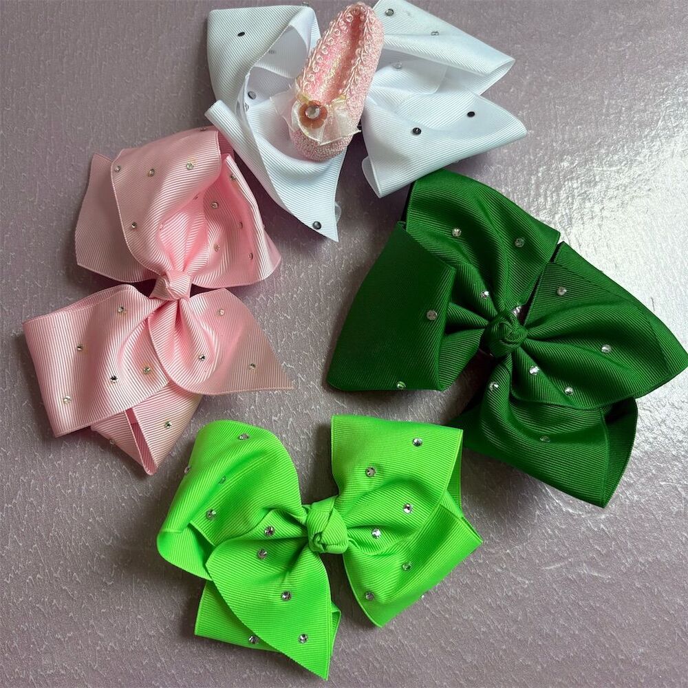 SWAROVSKI Crystals Hair Bow Bundle‎ 4 pieces
